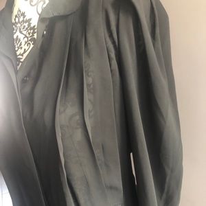 Sheer black dress shirt